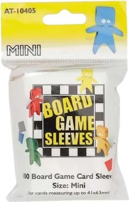 Produktbild von Dragon Shield Board Game Sleeves Mini 41x63 Mm Deck-box Durchsichtig  Durchsichtig One Size