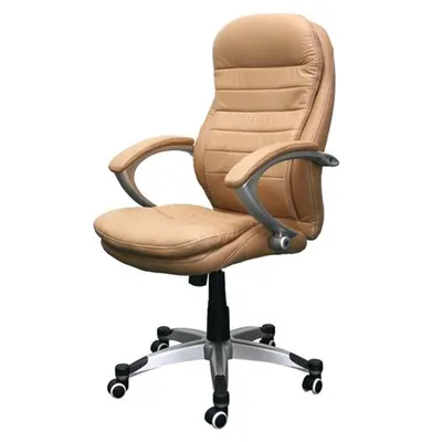 Produktbild von Jet-Line Büro Besprechungsstuhl Rom in beige Drehstuhl höhenverstellbar Chefsessel Neu Büromöbel