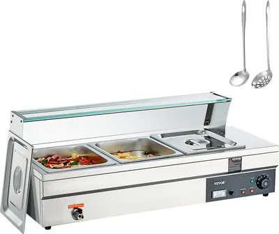 Obrázek produktu pro VEVOR Komerční elektrický ohřívač potravin 1500W 3x13,2L Polévkové hrnce Omáčky