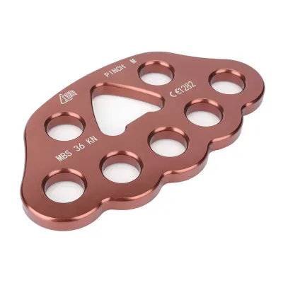 Zdjęcie produktu dla 8 Löcher Outdoor Paw Rigging Platte Klettern Multi Anchor Point Connector Gear