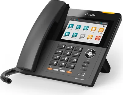 Produktbild von Alcatel Temporis IP901G, IP-Telefon, Schwarz, Kabelgebundenes Mobilteil, Tisch/Wand, MicroSD (TransFlash), 1000 Eintragungen