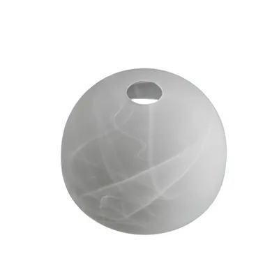 Produktbild von E27 Glas Lampenschirm Ersatz alabasterfarbig, passend für Fischer & Honsel Fluter, Hänge- und Tischlampe – Lampenglas Ersatzschirm Leuchtenschirm Glas