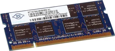 Immagine prodotto di Nanya Nt1gt64u8hb0bn-3c Ddr2 1gb Pc2 667mhz Sodimm Memoria Banco Modulo Ram