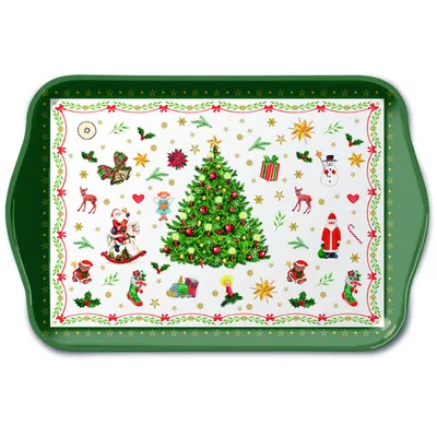 Produktbild von Weihnachten – Tray Melamine – Tablett – Format: 13 x 21 cm –