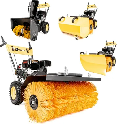 Obrázok produktu pre CEDRUS ZM06E 4v1 Pružinový snežný stroj s pružinovým pohonom a štartérom ZM06 4v1 - 80cm / 6,5HP KOMPLETNÁ SADA -