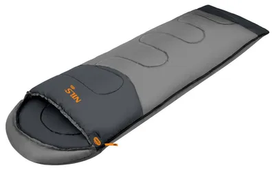 Obrázek produktu pro Prodloužený spací pytel NILS Camp NC2008 antracit/oranžový