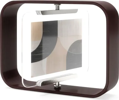 Produktbild von Umbra Tischbilderrahmen Bellwood zweiseitig, Fotorahmen, Holz, Glas, Walnuss Antik, 10 x 15 oder 13 x 18 cm, 1022813-746