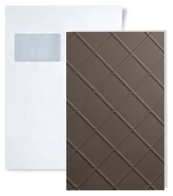 Productafbeelding van 1 PROEFMONSTER WallFace S-19765 DIN A5 | Wandpaneel STAAL CORD DOVE TALE