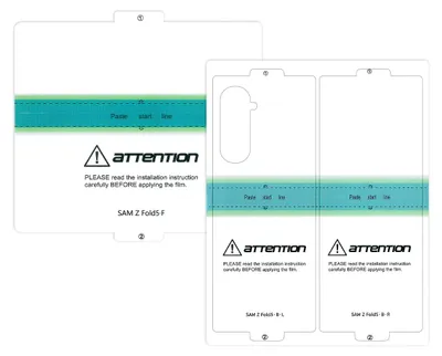 Productafbeelding van Hydrogel beschermfolie voor Samsung Z Flip 6, HD-set, 2 stuks