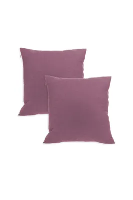 Produktbild von Kissenbezug Dekorative Kissenhülle 2er set ,weich bequem,für wohnzimmer schlafzimmer dekoration 50x50 cm Rosa