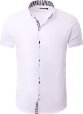 Produktbild von Reslad Hemd Herren Kurzarm RS-7035 Weiß M
