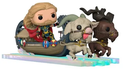 Obrázek produktu pro Figurka POP! Marvel, Thor: Láska a hrom, Thor, loď ve tvaru kozy