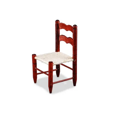 Immagine prodotto di Sedia spagnola in miniatura per collezionisti, decorazione per casa delle bambole