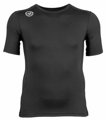 Productafbeelding van Warrior Comp T-shirt met korte mouwen, zwart, maat L, voor heren, kleur zwart, maat L