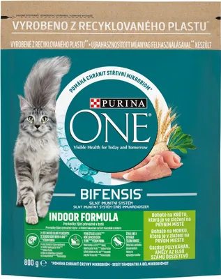 Produktbild von Purina ONE Bifensis Indoor krůta 800 g