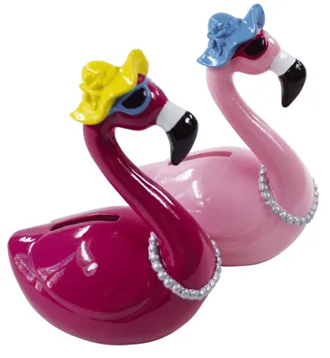Produktbild von Spardose Flamingo sort.