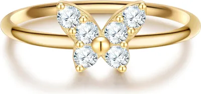 Produktbild von Glanzstücke München Ring Schmetterling Sterling Silber Zirkonia 50084379 48