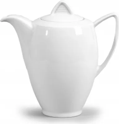 Produktbild von Thun 1794 Weiße Kaffeekanne, 1,2 l, Tschechisches Porzellan, Lea, Thun