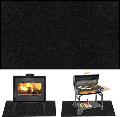Obrázek produktu pro Žáruvzdorná podložka pod ohniště 150 x 100 cm, odolná až do 982 °C, pro kempování a zahradu