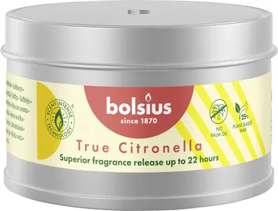 Produktbild von Bolsius Citronella Kerze Dose echt | 4 Stück