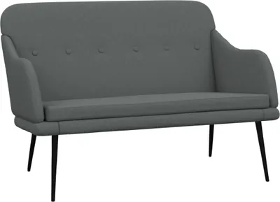 Obrázok produktu pre vidaXL Lavica tmavosivá 110x76x80 cm Látka