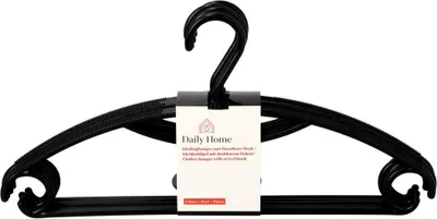 Obrázok produktu pre Daily Home Vešiaky na odevy, plastové, sada 5 | 6 kusov