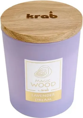 Image de Nohel Garden Bougie en verre MAGIC WOOD LAVENDER DREAM parfumée 300g
