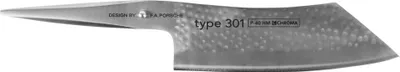 Produktbild von CHROMA Type 301 hammered - Hakata Santoku - Design by F.A. Porsche - P-40HM