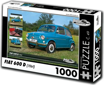 Immagine prodotto di Puzzle RETRO-AUTA n. 49 Fiat 600 D (1964) 1000 pezzi