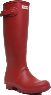 Produktbild von Hunter Orig ale Frauen Großer Regen Stiefel Rot – undefined / Rot