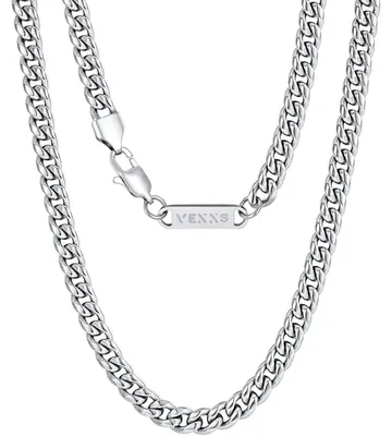 Produktbild von Panzerkette 6mm 66cm 18K Gold beschichtet Cuban Halskette Herren