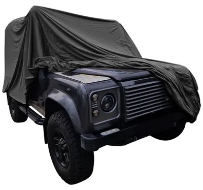 Image de Housse de voiture extérieure adaptée à Land Rover Defender 90 Noir Imperméable