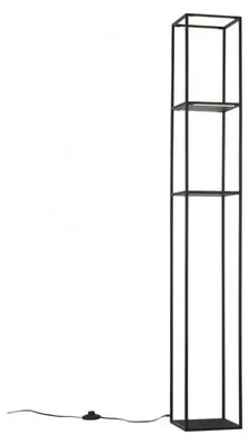 Produktbild von LED-Stehleuchte - Schwarz - Eisen - Kunststoff - H 140 cm - 4-flammig - dimmbar