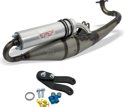 Obrázek produktu pro LeoVince kompletní výfukový systém HAND MADE TT s homologací, hliník kompatibilní s Aprilia SR Stealth / Racing LC