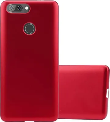 Image de Cadorabo Housse pour ZTE Blade V9 Housse en rouge Housse téléphone portable TPU Silicone Etui Cover Case