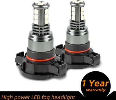 Productafbeelding van 1 paar aluminium LED mistlampen voor auto's, helder, waterdicht, type H16 / 5202