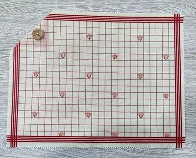 Produktbild von Bienenwachs-XXL-Beutel für nachhaltige Frische in 45x35cm als umweltfreundliche Lebensmittelverpackung für Brot, Sandwiches, Obst, Käse und weitere Nahrungsmittel