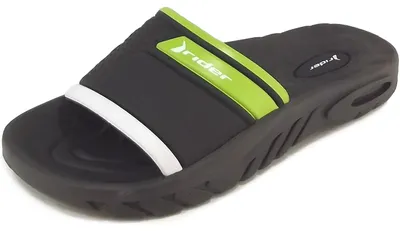 Produktbild von Rider Arena Kids Kinder Badesandale schwarz/grün (black/green), 81285-22548