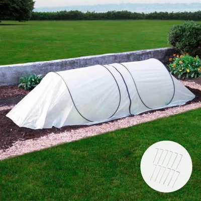 Produktbild von Folientunnel aus Wintervlies, modularer Winterschutz für Pflanzen