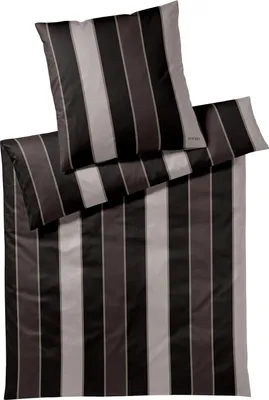 Produktbild von JOOP Bettwäsche Stripes black Bettbezug einzeln 155x220 cm