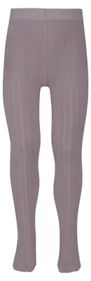 Produktbild von Ripp-Kinderstrumpfhose aus Baumwolle – Staubiges Mauve – 68
