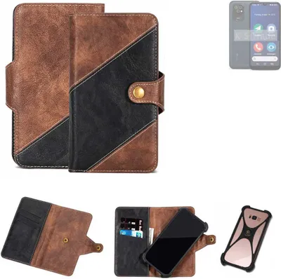 Produktbild von K-S-Trade Handyhülle Schutzhülle Bookstyle Case kompatibel mit Doro 8200 Klapphülle Cover Hülle Schutztasche 1x