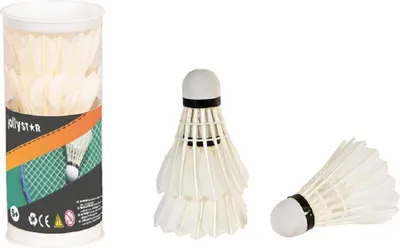Image de Jollity Works Set de 3 volants en tube - plumes naturelles pour badminton