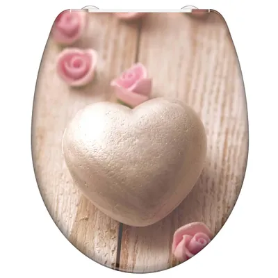 Zdjęcie produktu dla Deska Sedesowa Wolnoopadająca Romantic, Duroplast Z Nadrukiem Lumarko