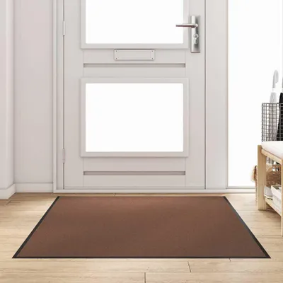 Productafbeelding van Deurmat Bruin en zwart 120 x 180 cm 100% Polyamide