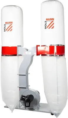 Image de Aspirateur à copeaux de bois 2 x 200 L - 2200 W - ABS3880 - 400V