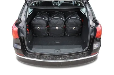 Produktbild von Opel Astra Tourer 2010-2015 Kofferraumtaschen Set 5 Stk