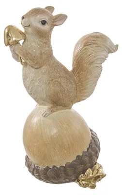 Produktbild von Weihnachts-Eichhörnchen aus Kunstharz, H. 21 cm