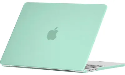 Produktbild von Mobigear Schutzhülle für MacBook Air 13 Zoll (2022-2026), Hartschalenhülle, grün, Modell A2681 / A3113 / A3240 / A3449