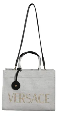 Produktbild von Versace Tragetasche aus Leder in Weiss